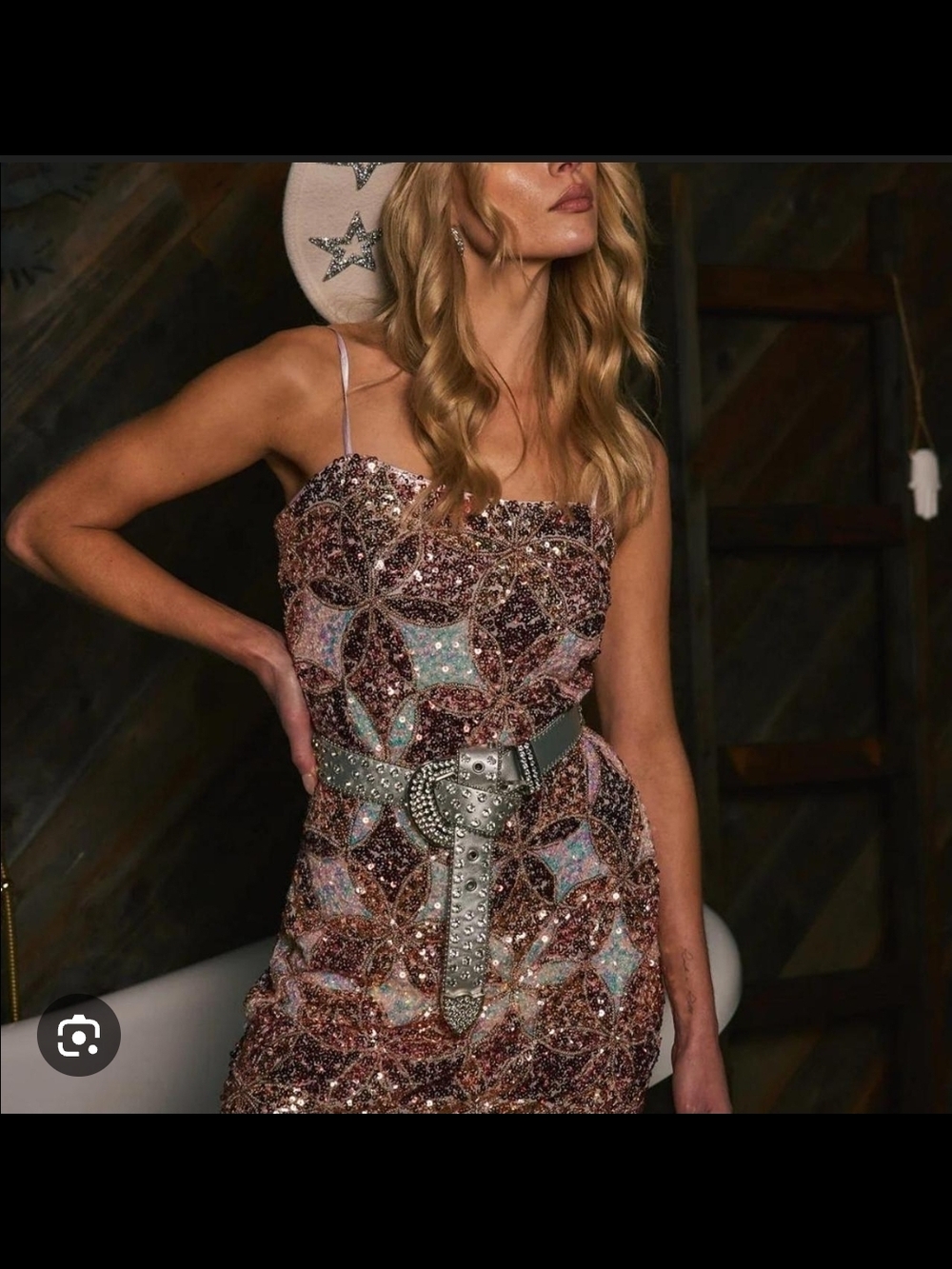 12th Tribe Mosaic Mini Dress